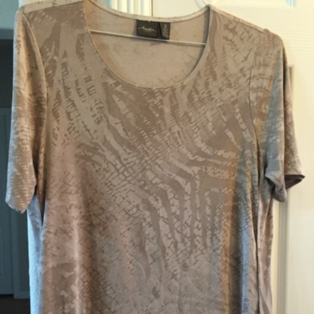 Travelers by Chico's beige Shirt size 2